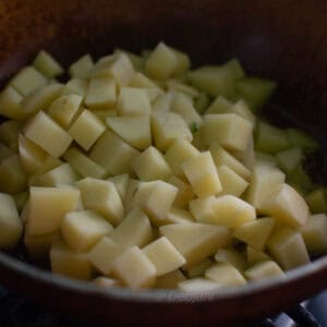 %bengali jhinge alu posto torkari recipe cooking step debjanir rannaghar