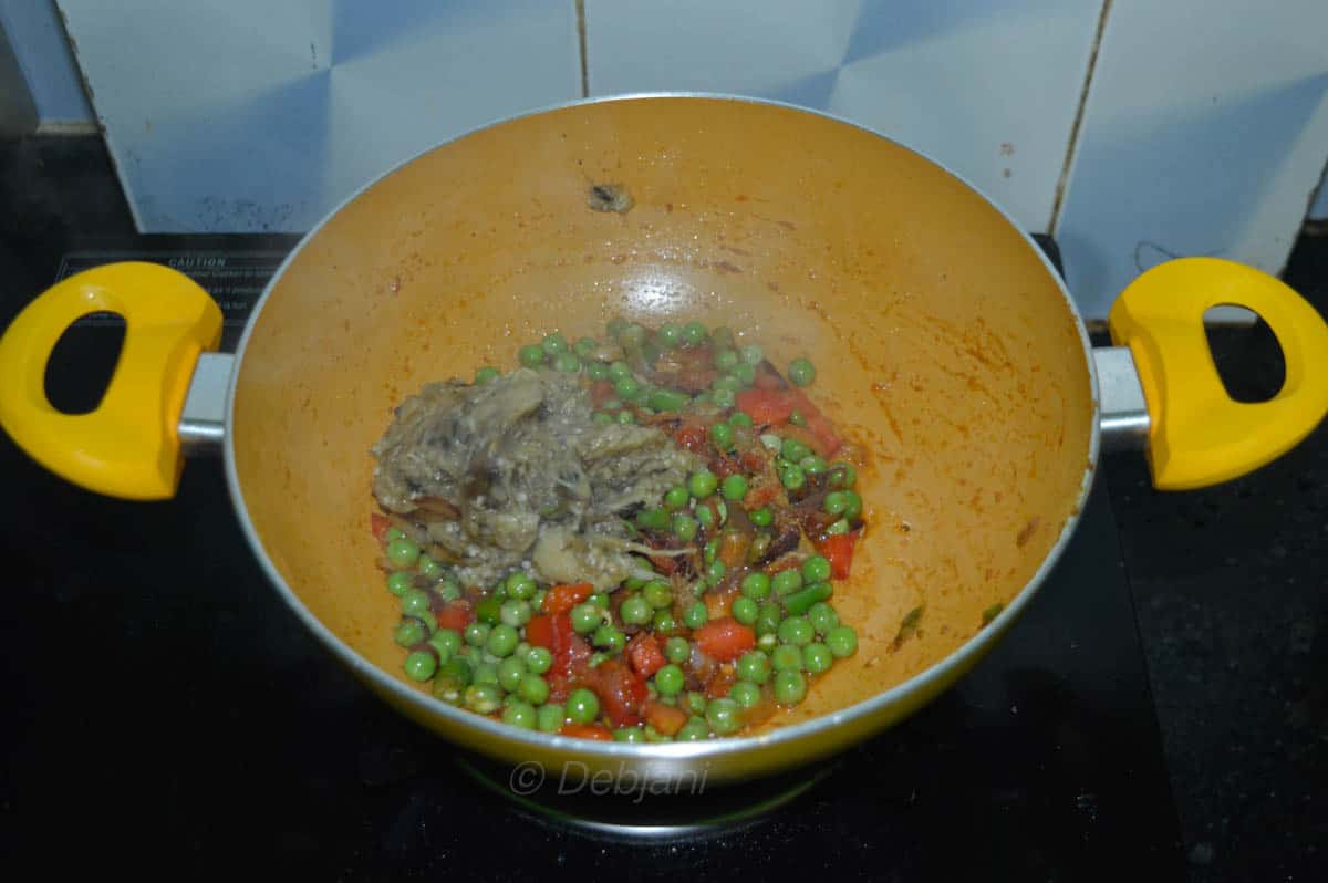 %baingan bharta making debjanir rannaghar