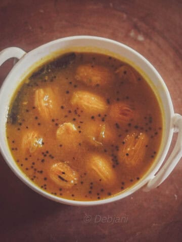 %bengali amrar ambol hog plum chutney recipe debjanir rannaghar