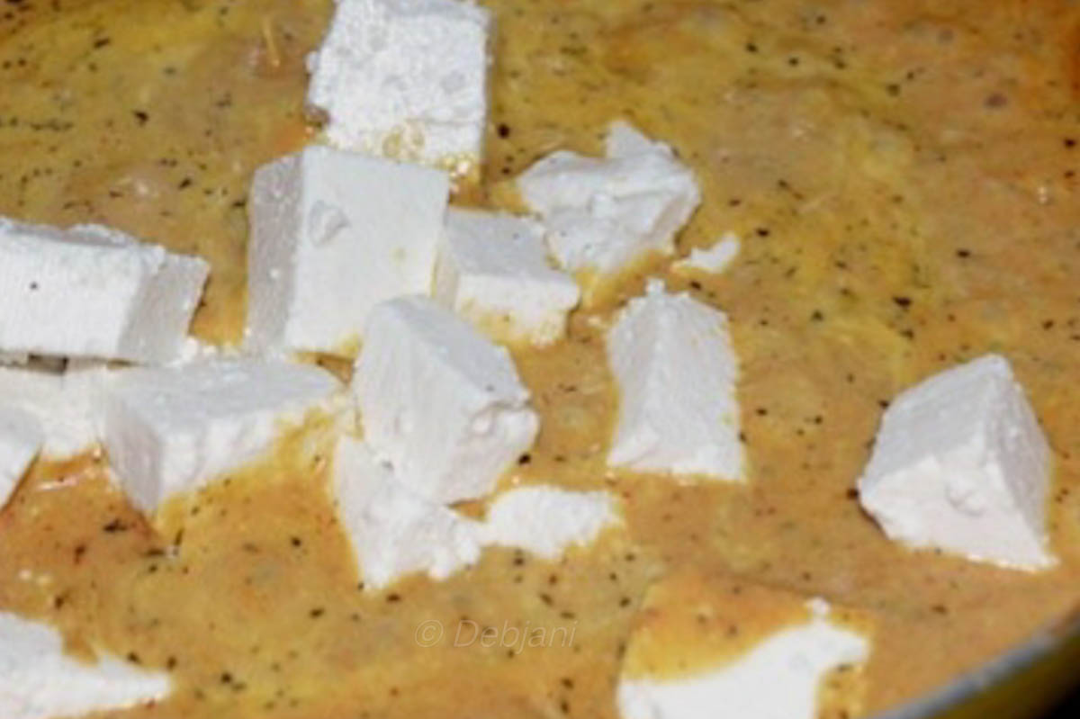 %paneer makhanwala making debjanir rannaghar