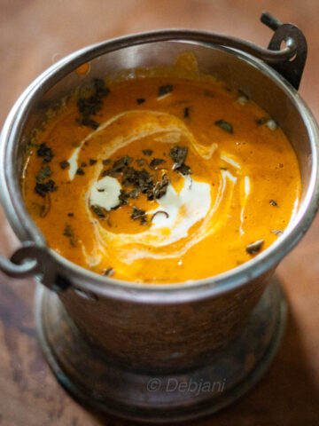 %restaurant-style makhani gravy recipe debjanir rannaghar