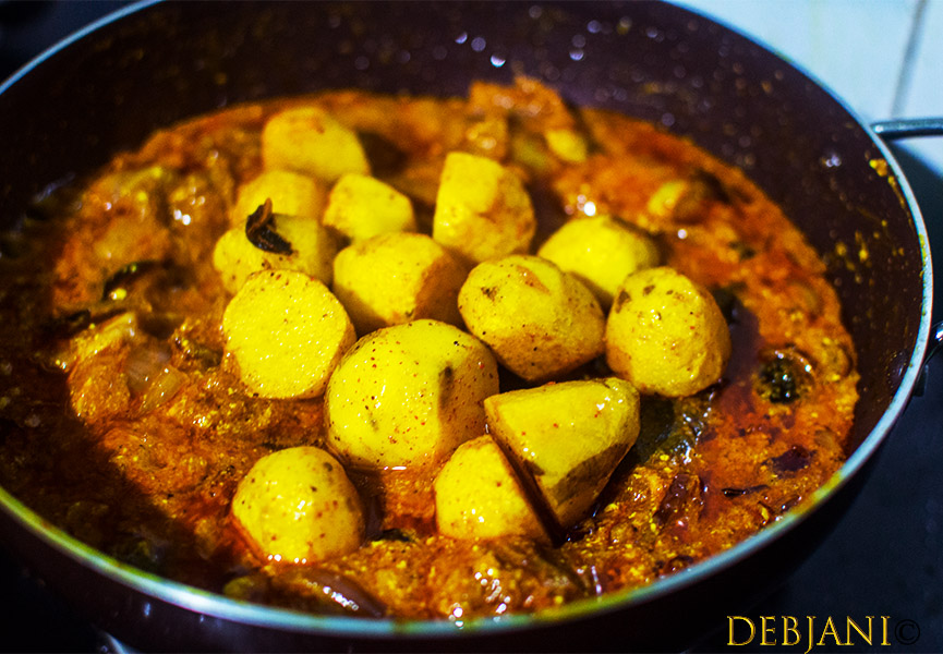 %Bengali Style Pork Curry Recipe Step Debjanir Rannaghar