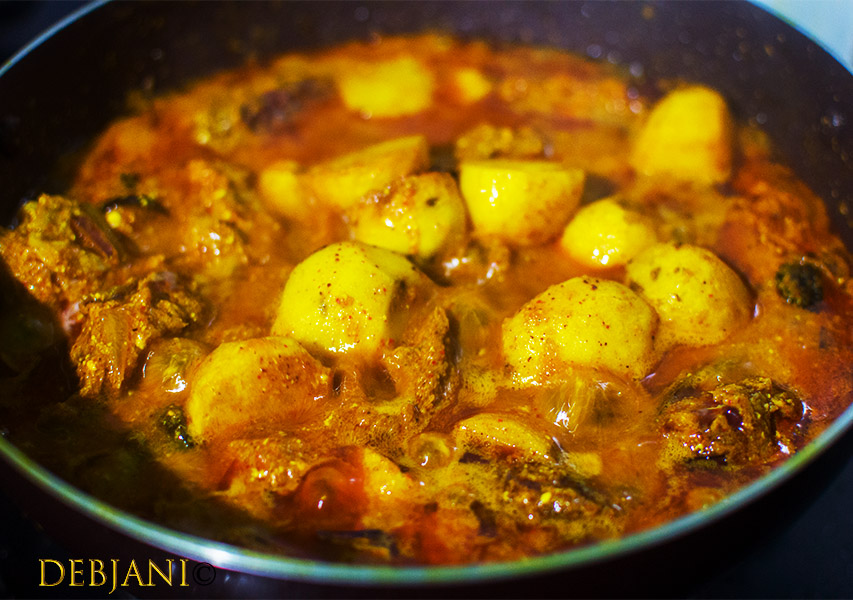 %Bengali Style Pork Curry Recipe Step Debjanir Rannaghar