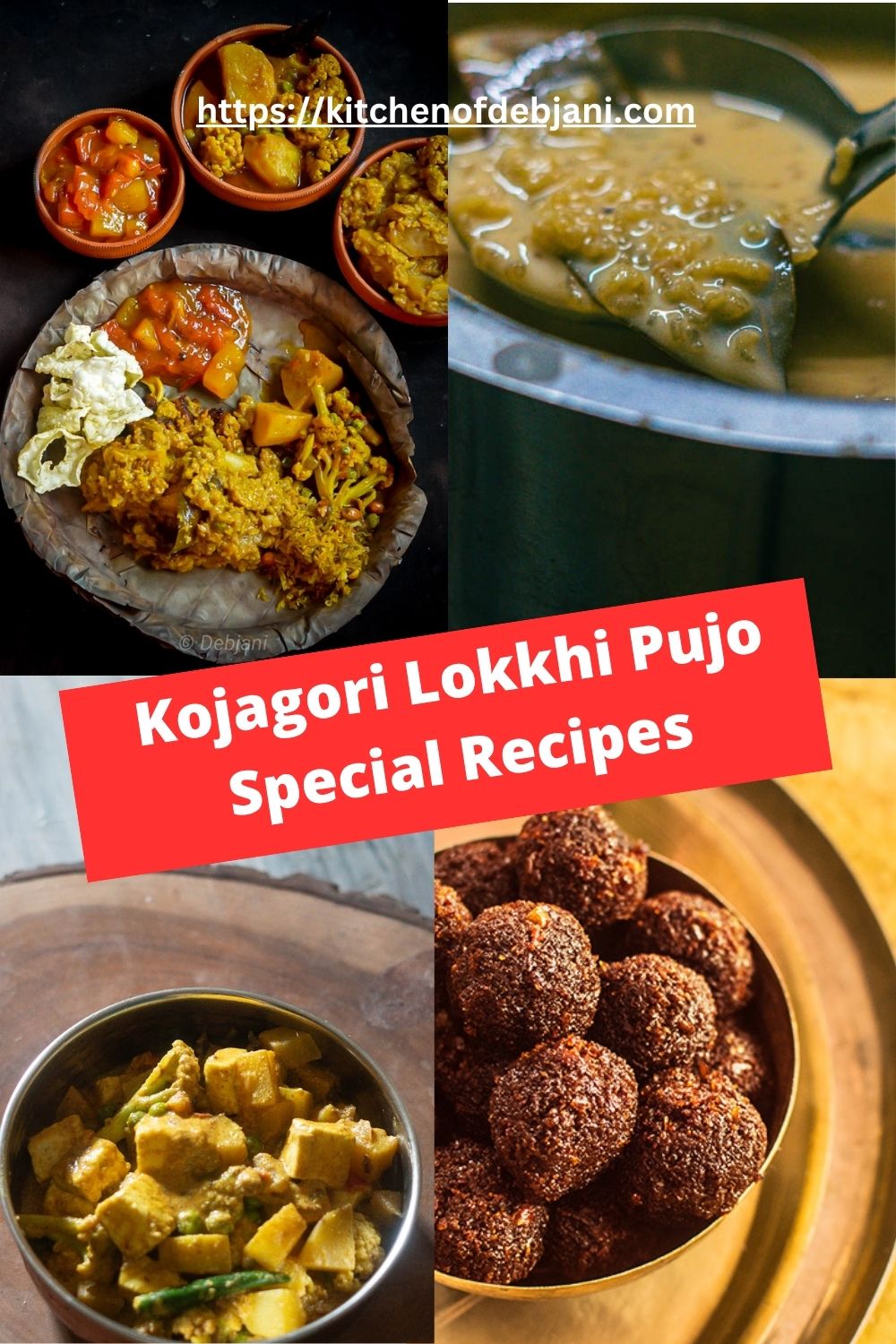 %Kojagori Lokkhi Pujo Special Recipes Debjanir Rannaghar Pinterest Pin