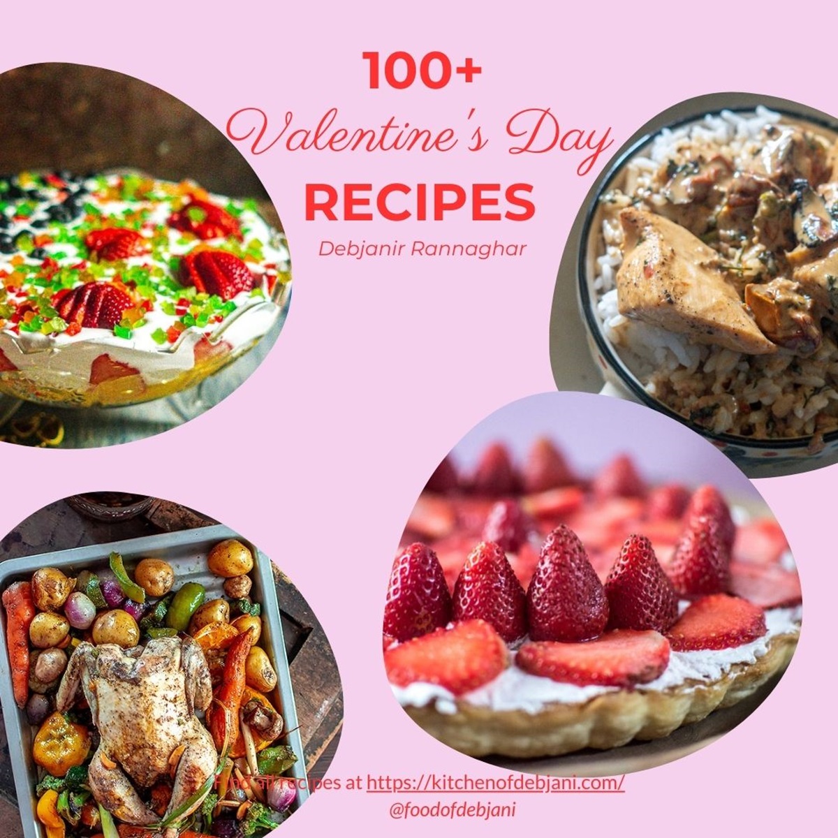 %Valentine's Day Recipe ideas Debjanir rannaghar