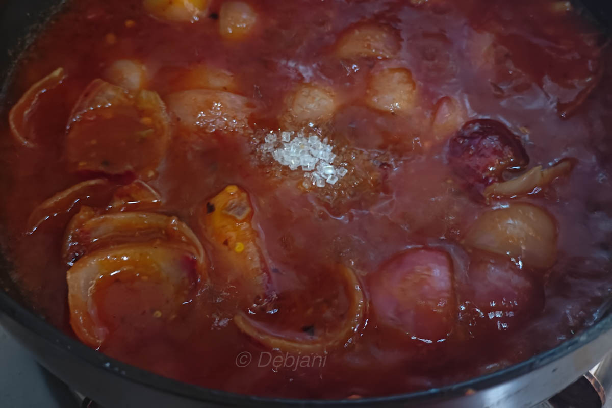 %crab in sweet chili sauce indo-chinese making step debjanir rannaghar