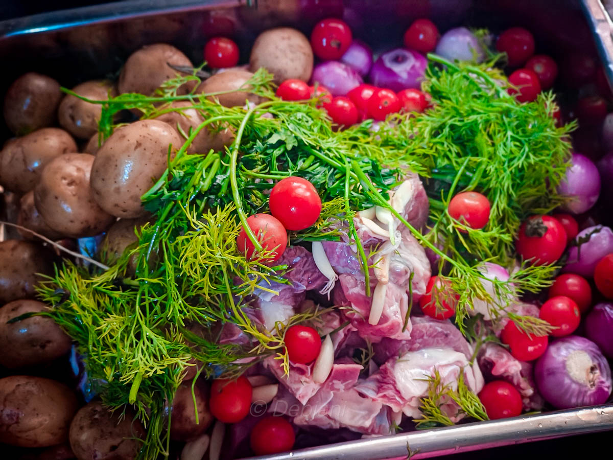 %making slow roasted mutton or lamb in oven recipe debjanir rannaghar