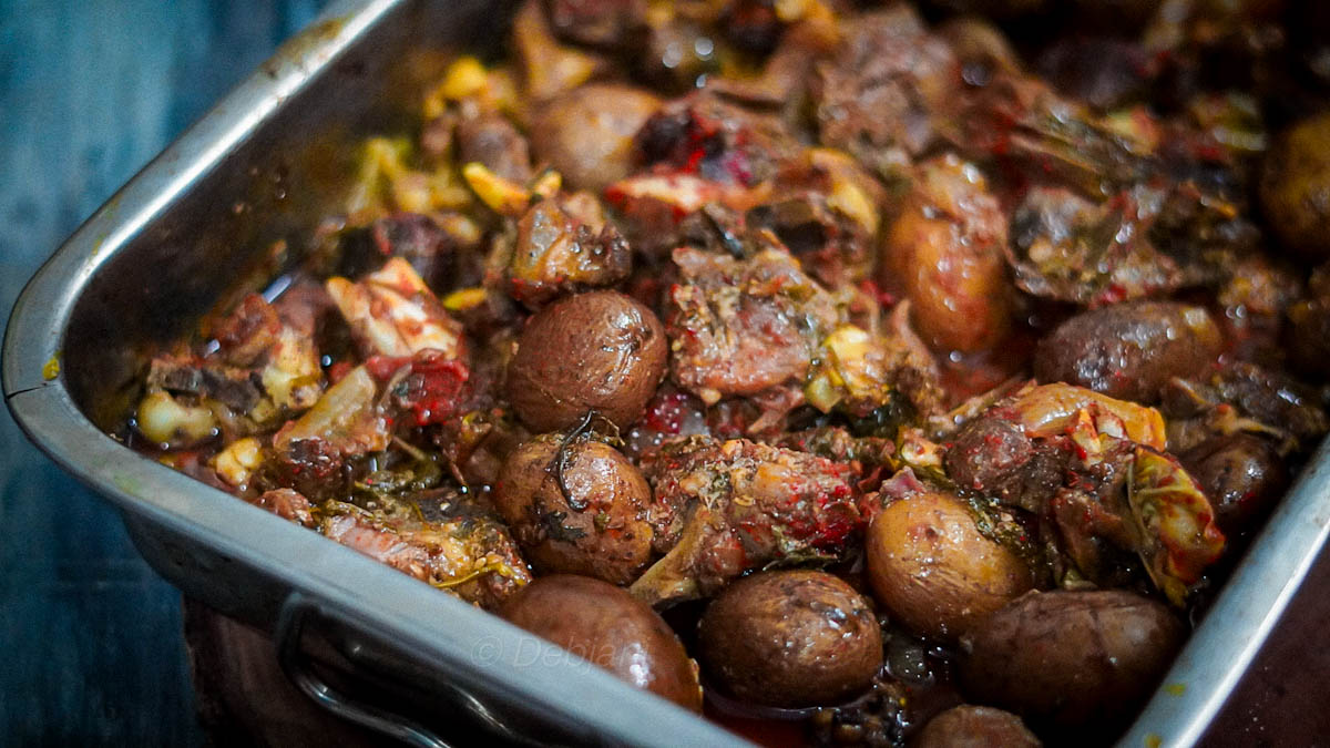 %slow-roasted mutton recipe debjanir rannaghar