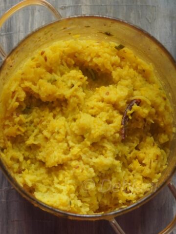 %basic moong daal khichdi recipe in microwave debjanir rannaghar
