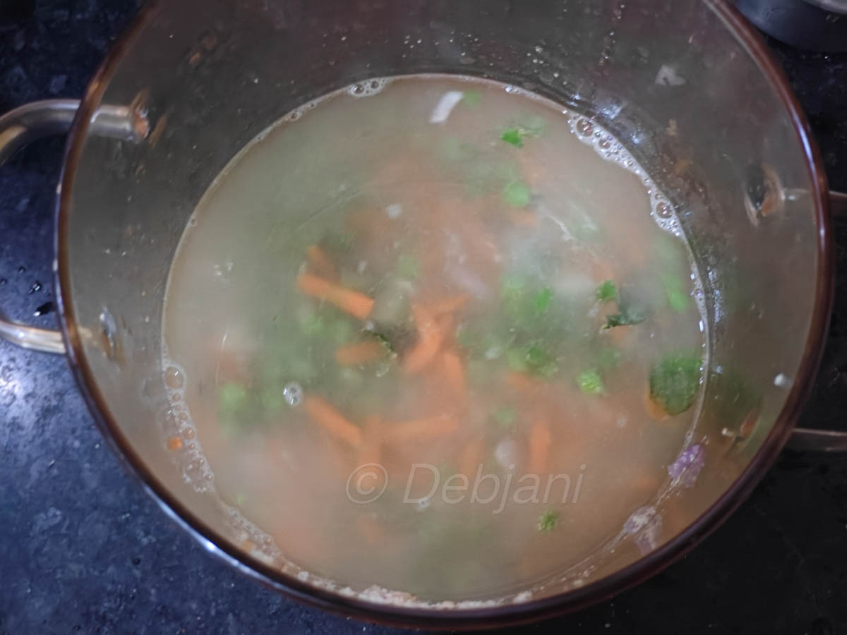 %cooking rava upma in a microwave recipe step debjanir rannaghar