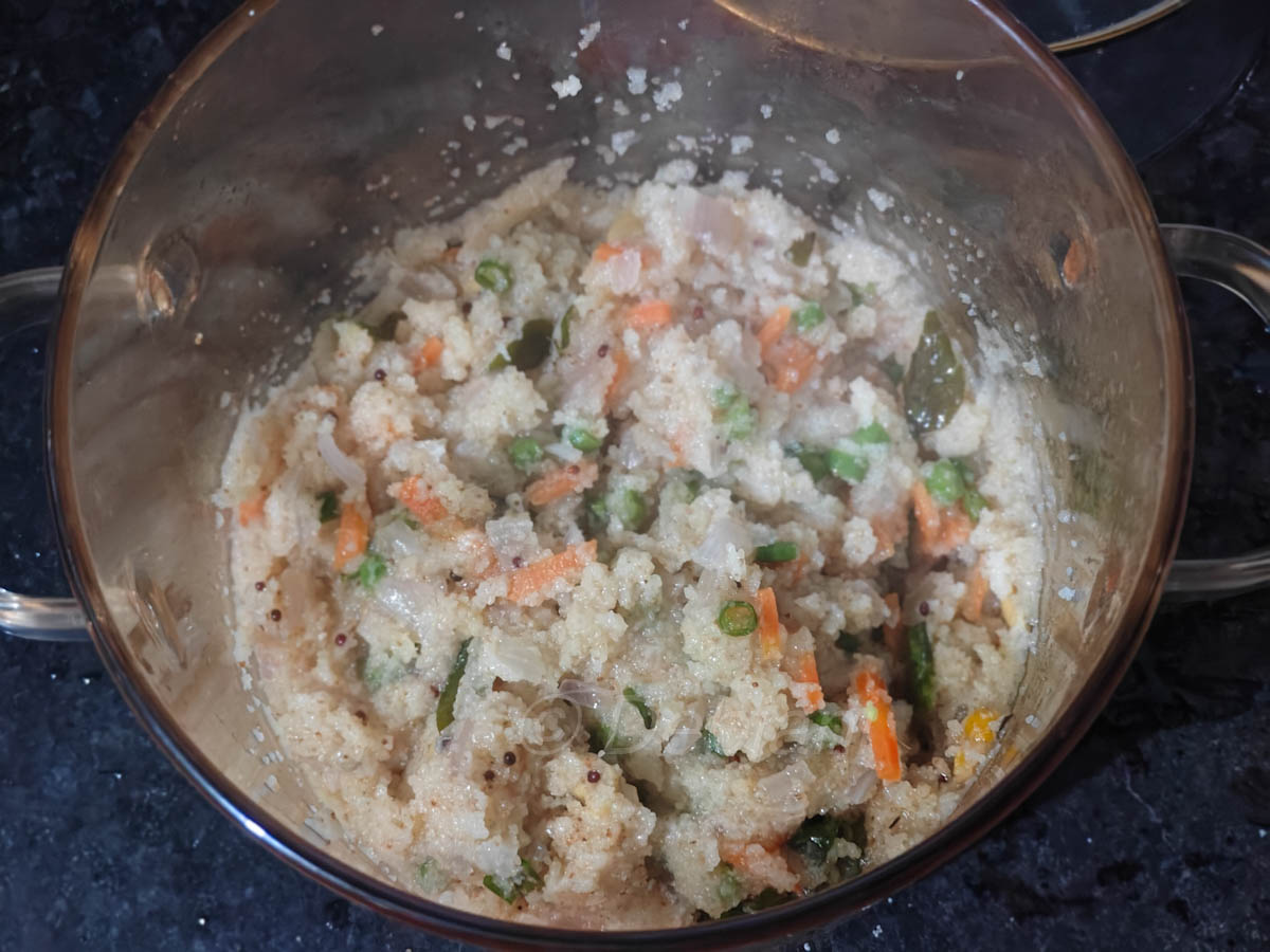 %cooking rava upma in a microwave recipe step debjanir rannaghar