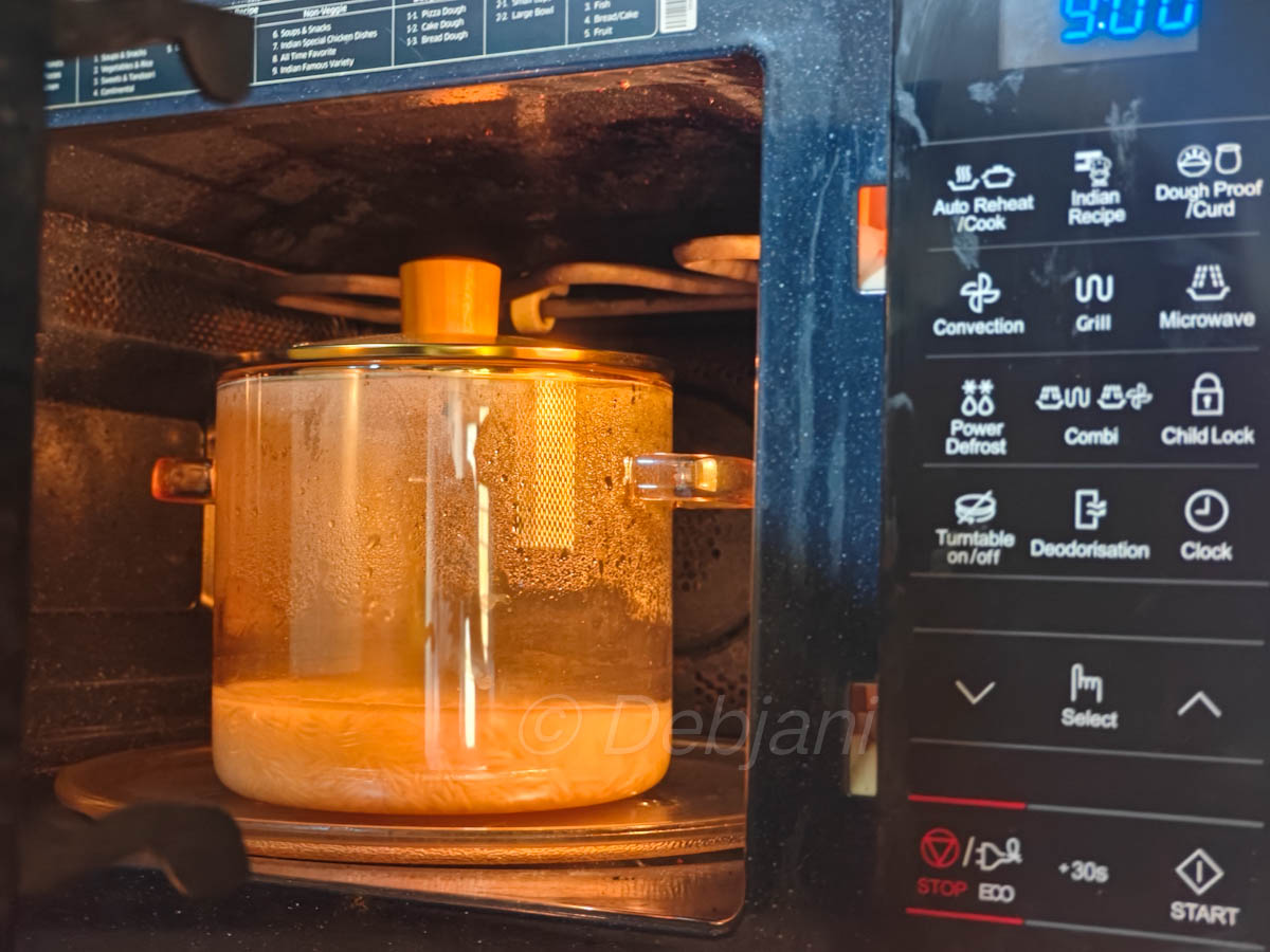 %how to cook basmati rice in a microwave recipe step debjanir rannaghar