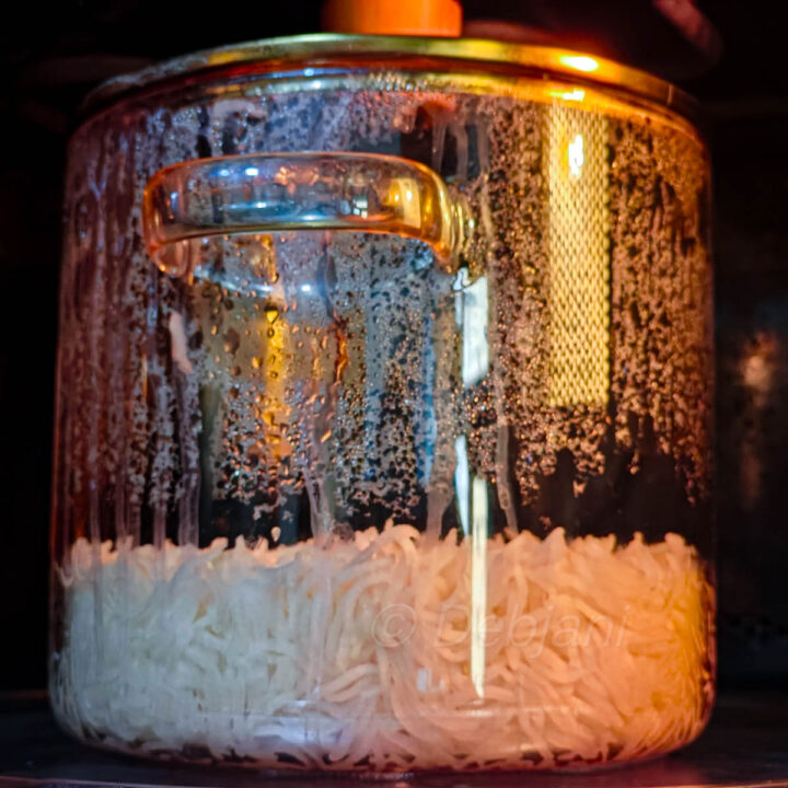 How to cook Basmati Rice in a Microwave - Two processes - Debjanir ...