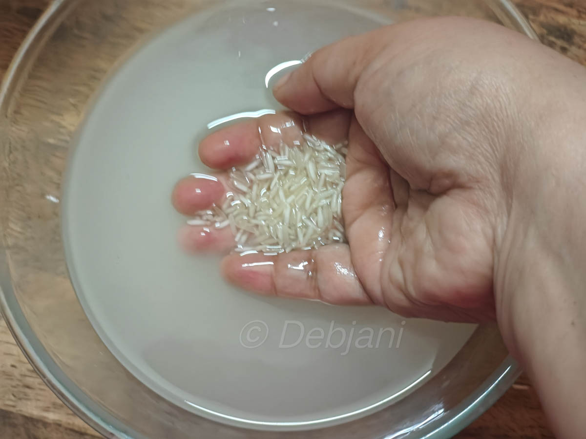 %soaking rice
