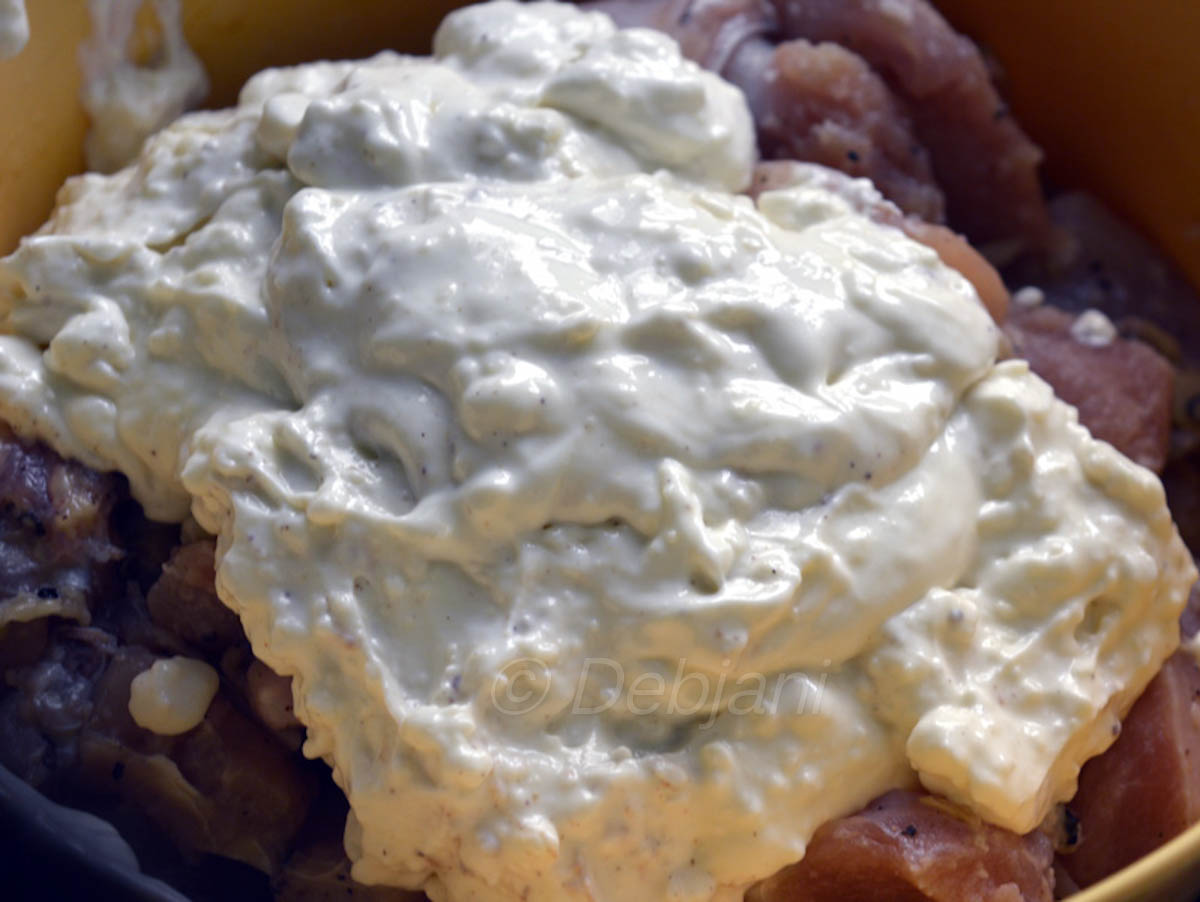 %how to cook chicken malai kebab recipe step debjanir rannaghar