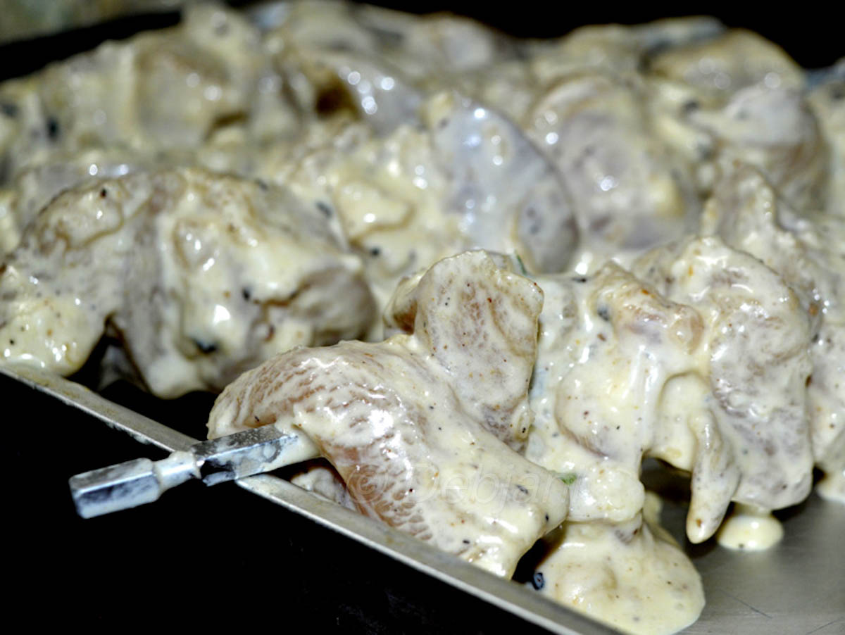 %how to cook chicken malai kebab recipe step debjanir rannaghar