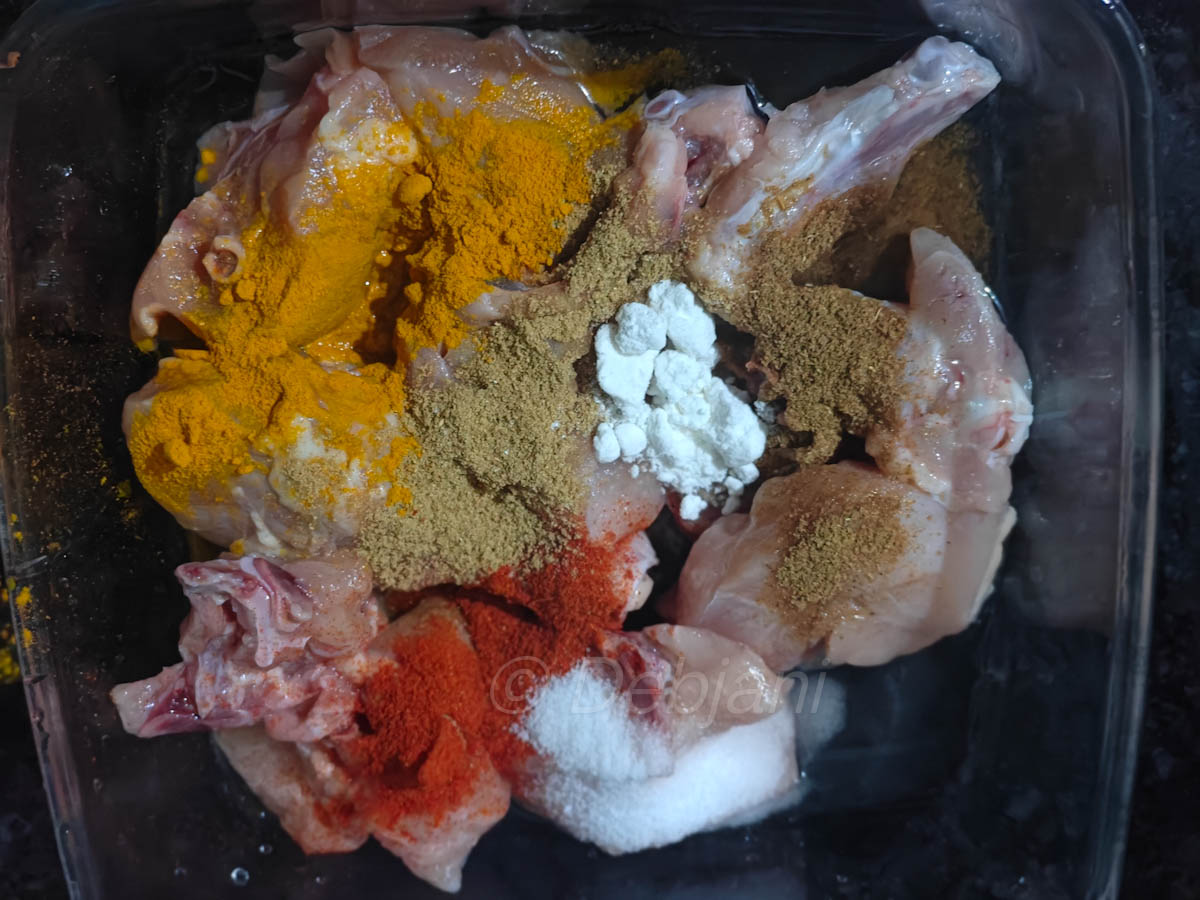 %chicken marination to cook in microwave