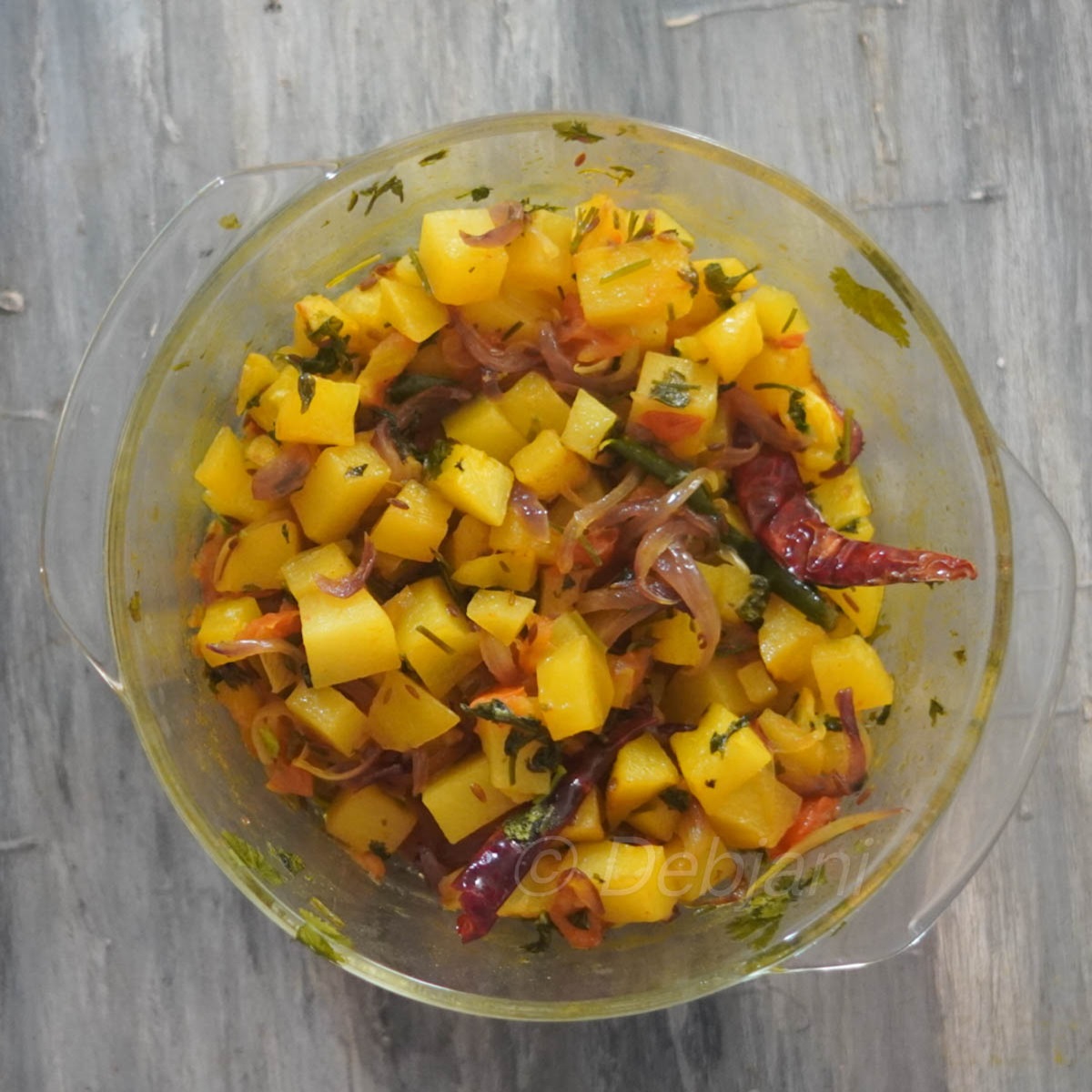 %jeera aloo recipe in a microwave recipe debjanir rannaghar