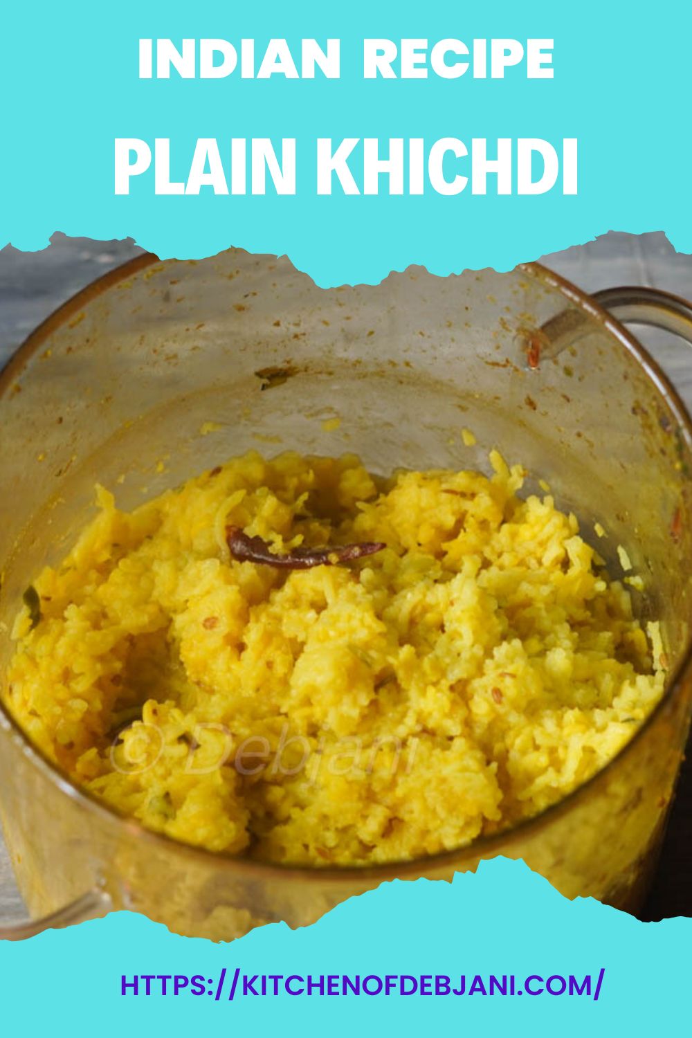 %plain khichdi recipe debjanir rannaghar pinterest