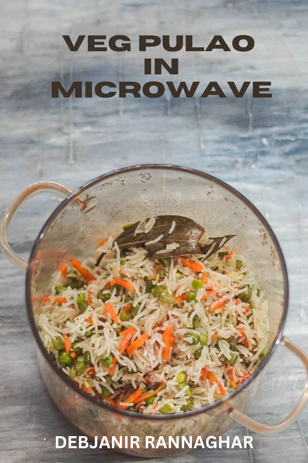 %veg pulao in a microwave recipe debjanir ranaghar pinterest pin