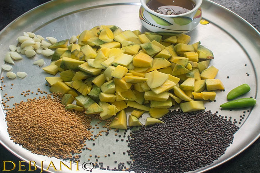 %ingredients to make Mango kashundi