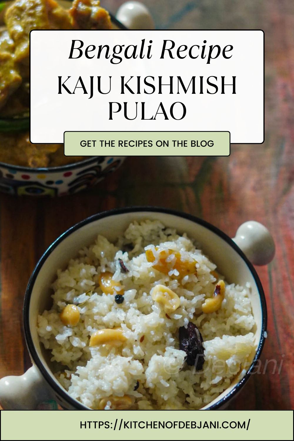 %bengali Kaju Kishmish Pulao Recipes Pinterest Pin