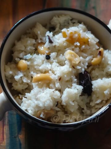 %bengali kaju kishmish pulao recipe debjanir rannaghar