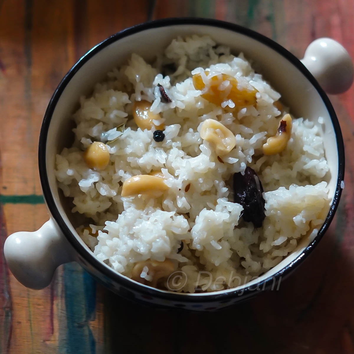 %bengali kaju kishmish pulao recipe debjanir rannaghar