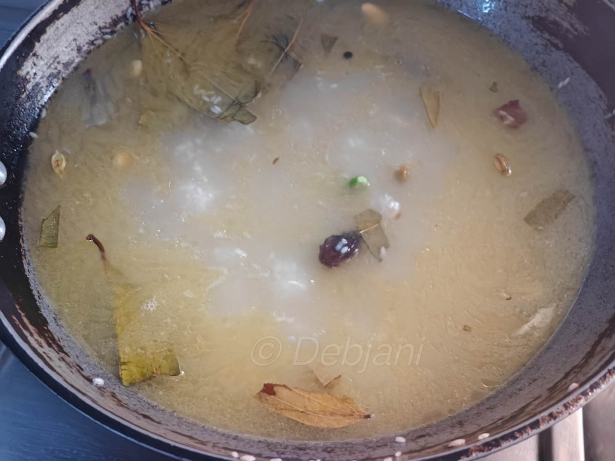 %cooking kaju kishmish pulao step