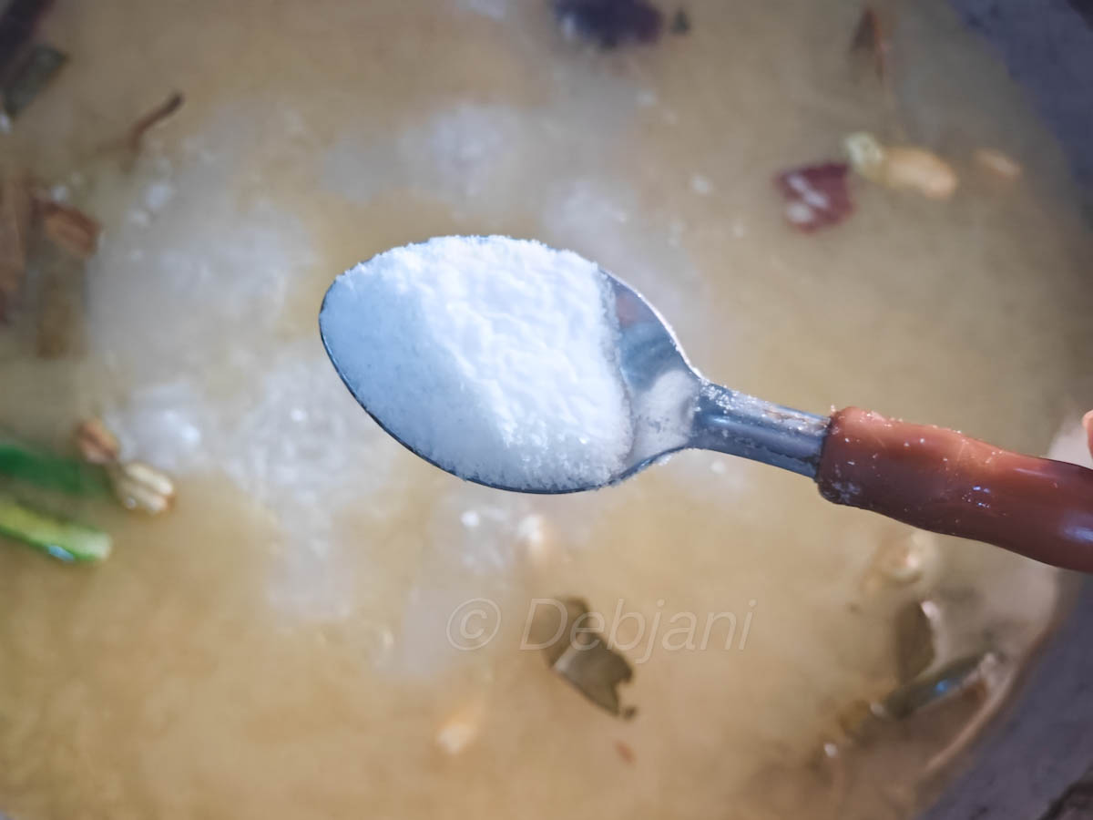 %cooking kaju kishmish pulao step