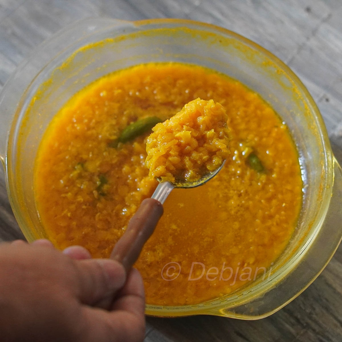 %bengali masoor dal siddho in microwave recipe debjanir rannaghar