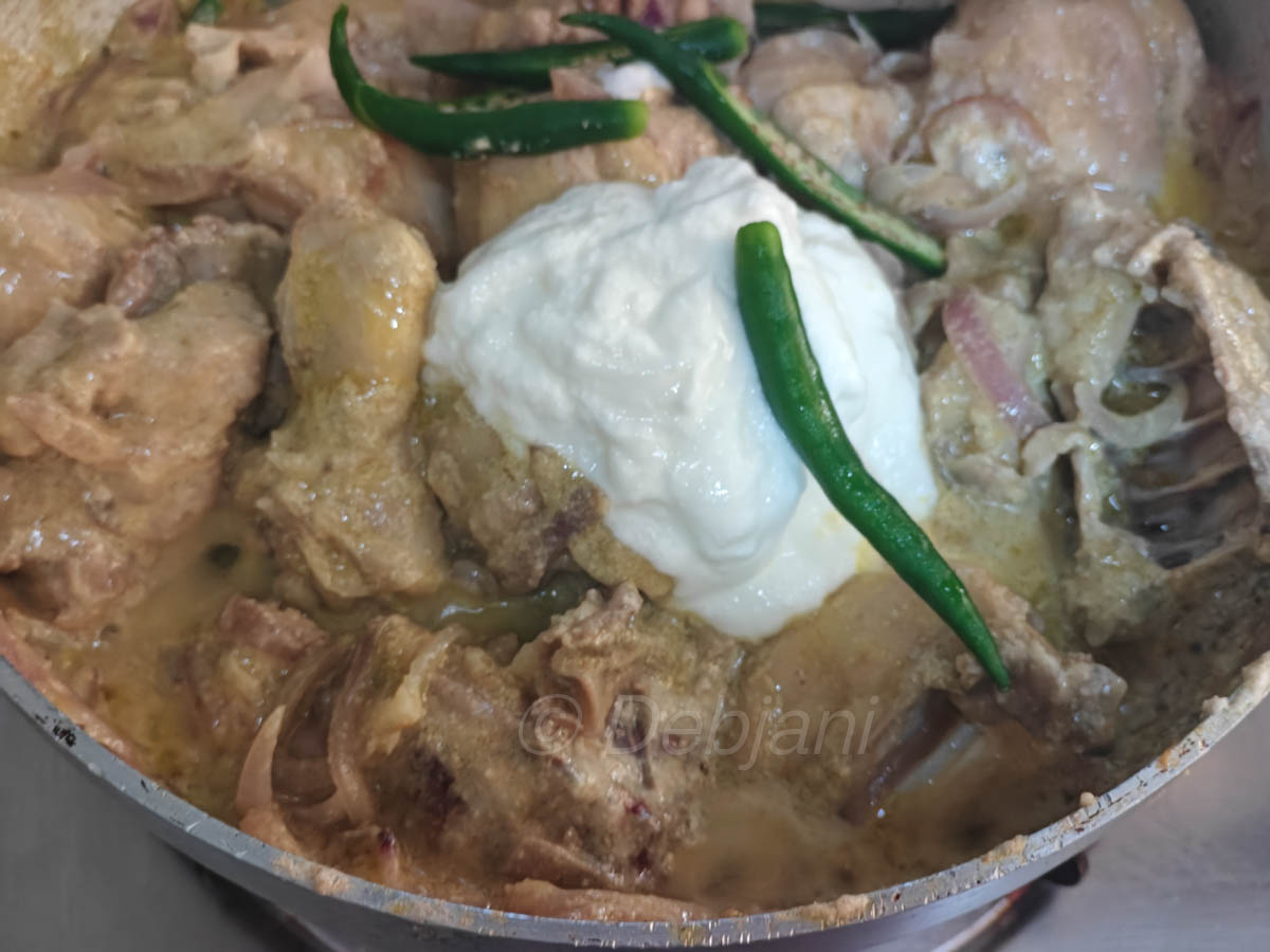 %posto murgi recipe cooking step