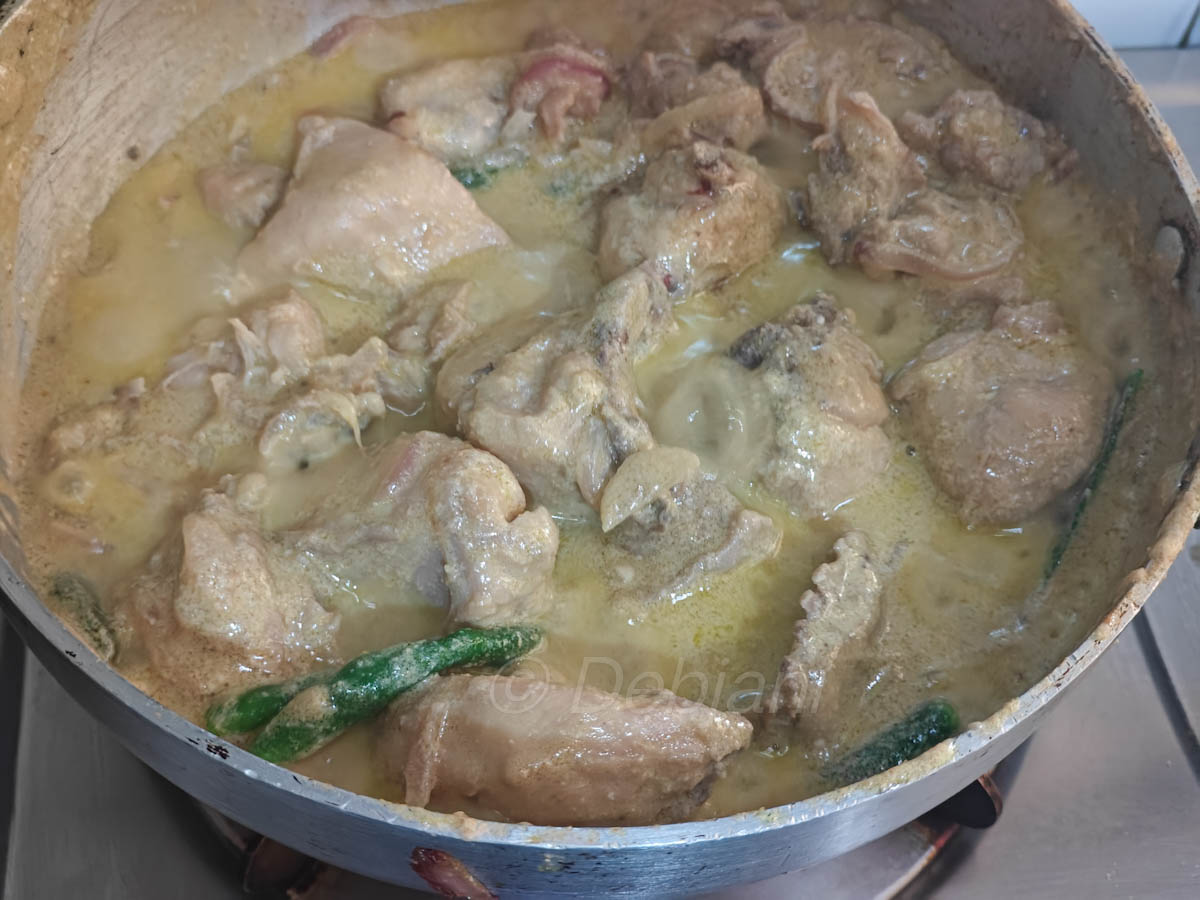 %posto murgi recipe cooking step