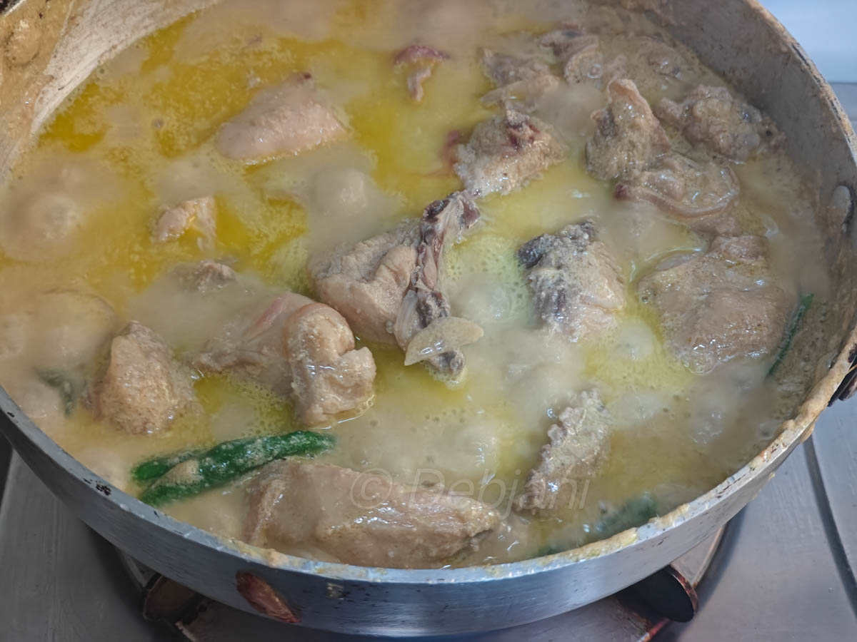 %posto murgi recipe cooking step