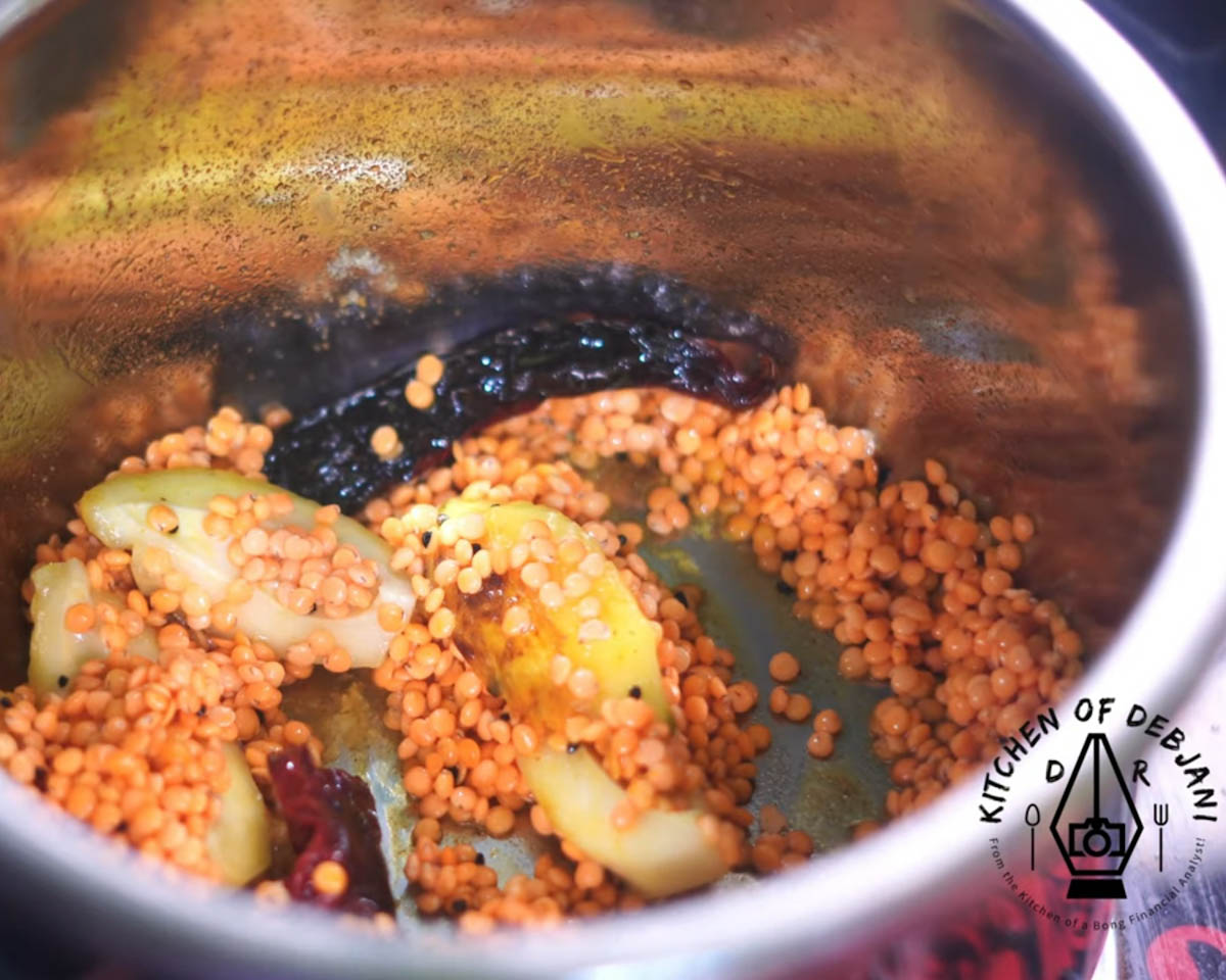 %bengali tok daal recipe step debjanir rannaghar