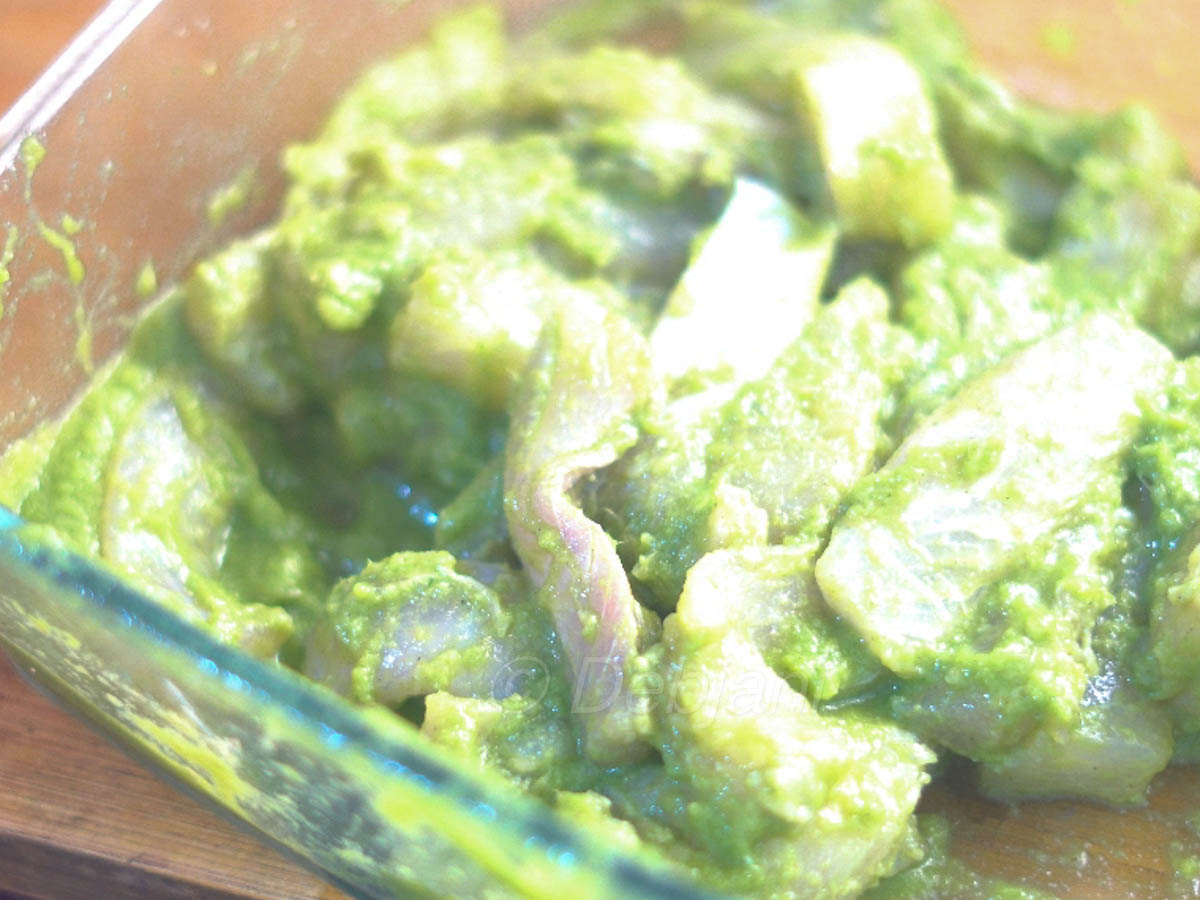 %fish fillet marination