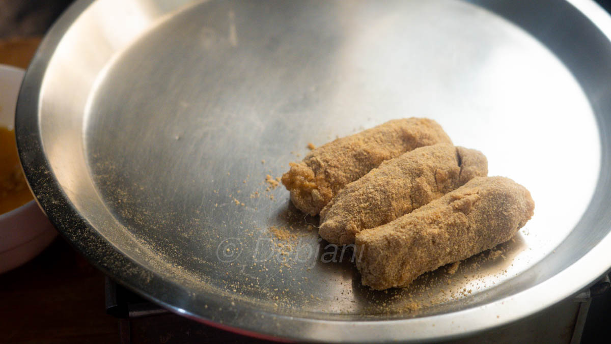 %shaping homemade fish fingers