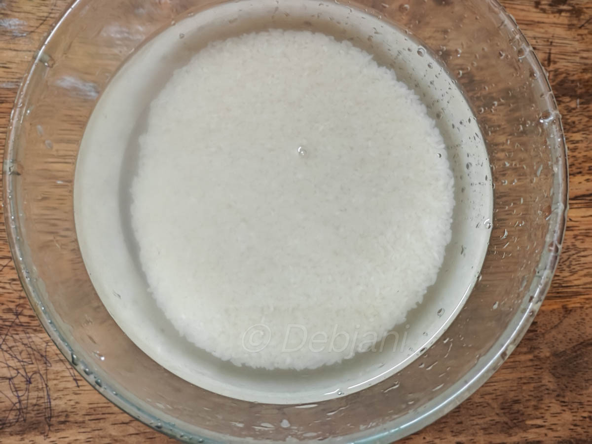 %perfect gobindobhog chal-er bhat cooking process in microwave