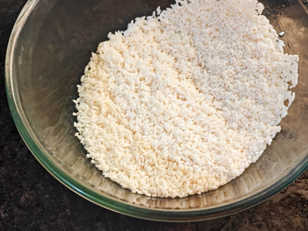 %perfect gobindobhog chal-er bhat cooking process in microwave