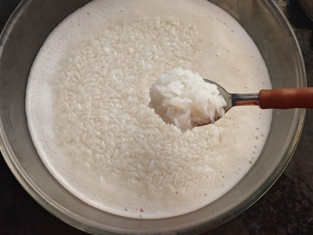 %perfect gobindobhog chal-er bhat cooking process in microwave