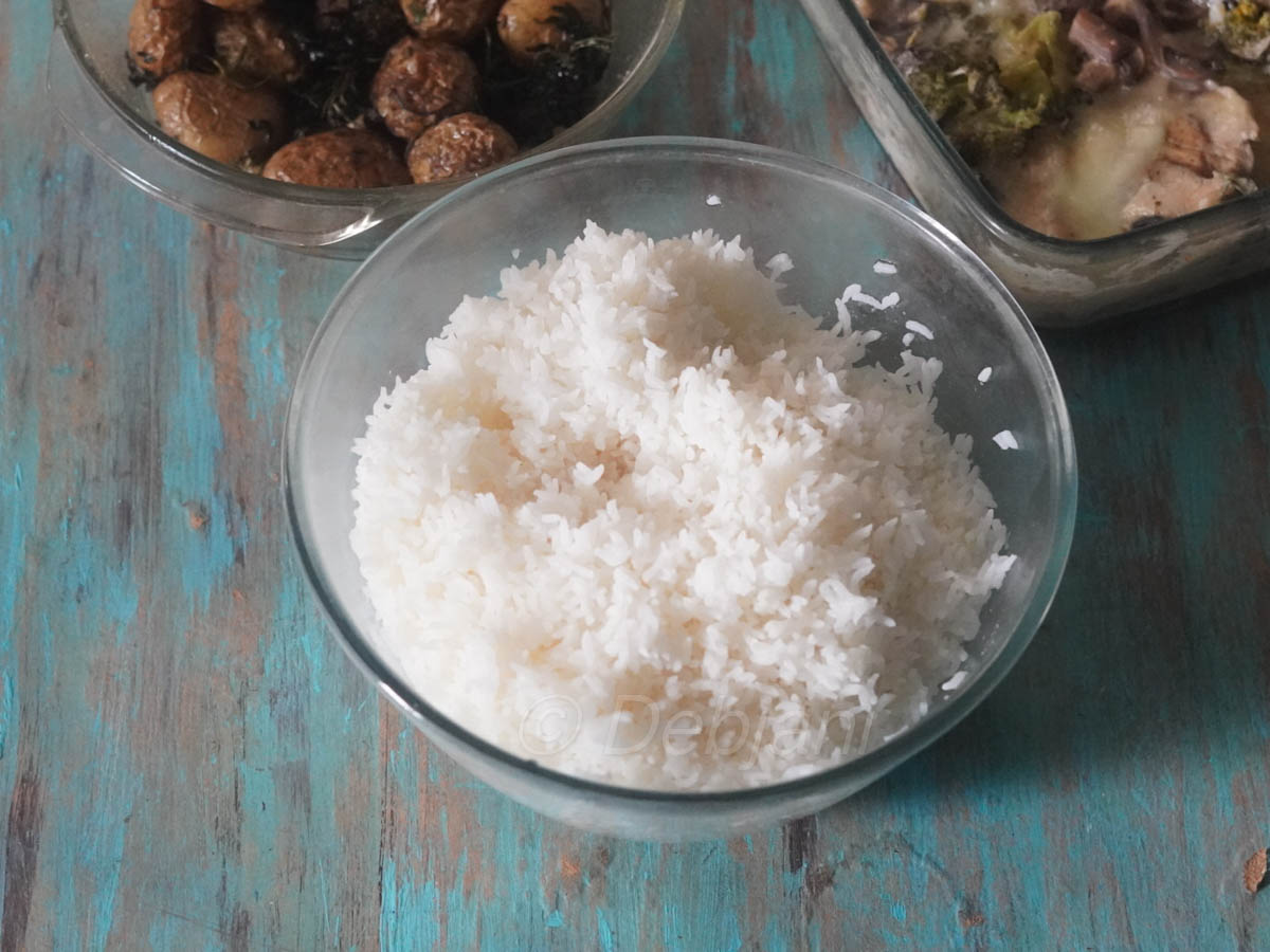 %gobindobhog rice cooking in microwave recipe debjanir rannaghar