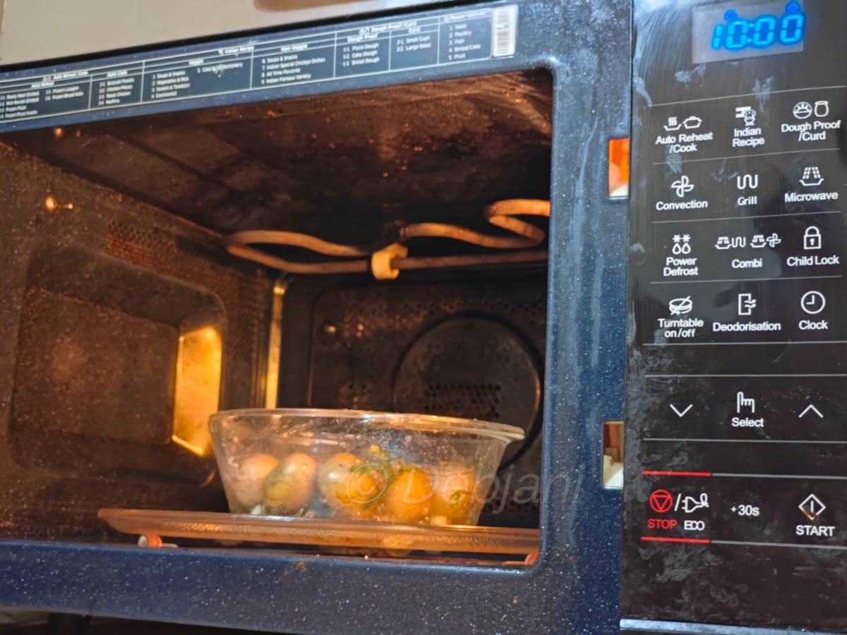 %How to Cook Potatoes with herbs in the Microwave