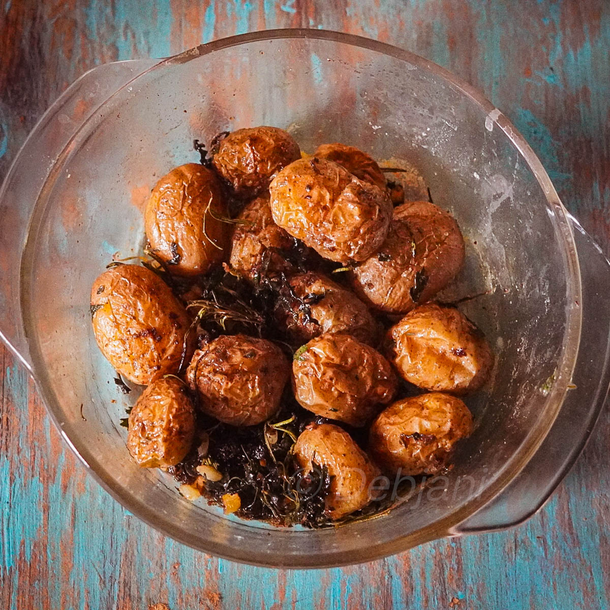 %How to Cook Potatoes with herbs in the Microwave