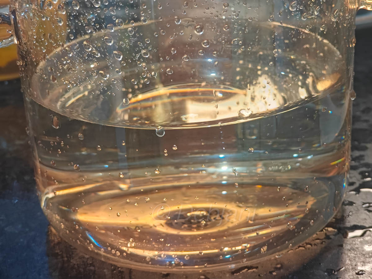 %boiling water for cooking rice