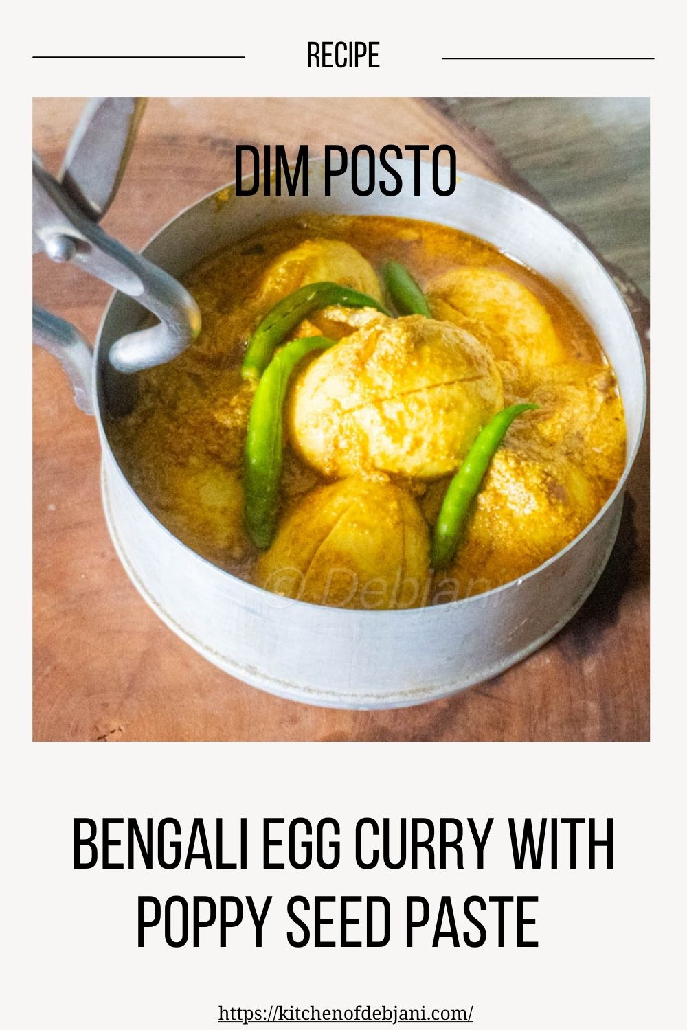 %dim posto recipe debjanir rannaghar pinterest pin