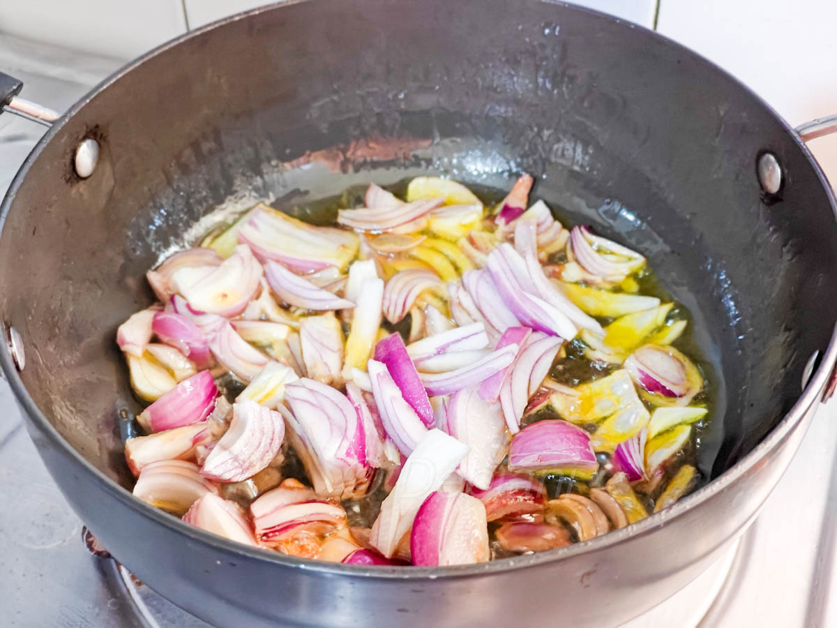 %cooking step bengali dim posto