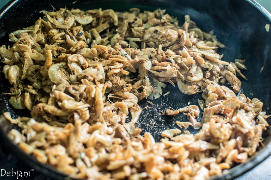 %Chingi Shutki Mach er Bhorta recipe Step Debjanir Rannaghar